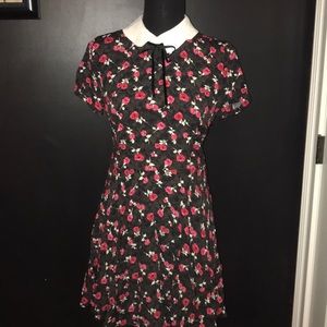 Collared rose dress. OFFERS WELCOME